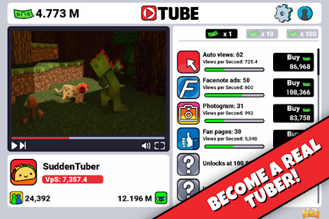 Tube Clicker 1.0 APK + Мод (Бесконечные деньги) за Android