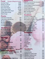 The Cake Wonder Cafe menu 1