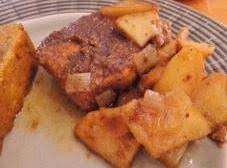 APPLE BUTTER PORK CHOPS