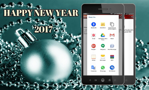 Android application Happy New Year 2017 Greetings screenshort