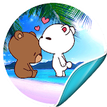 Cover Image of Download Lovely Bears Stickers For Whatsapp - WASticker 1.3 APK