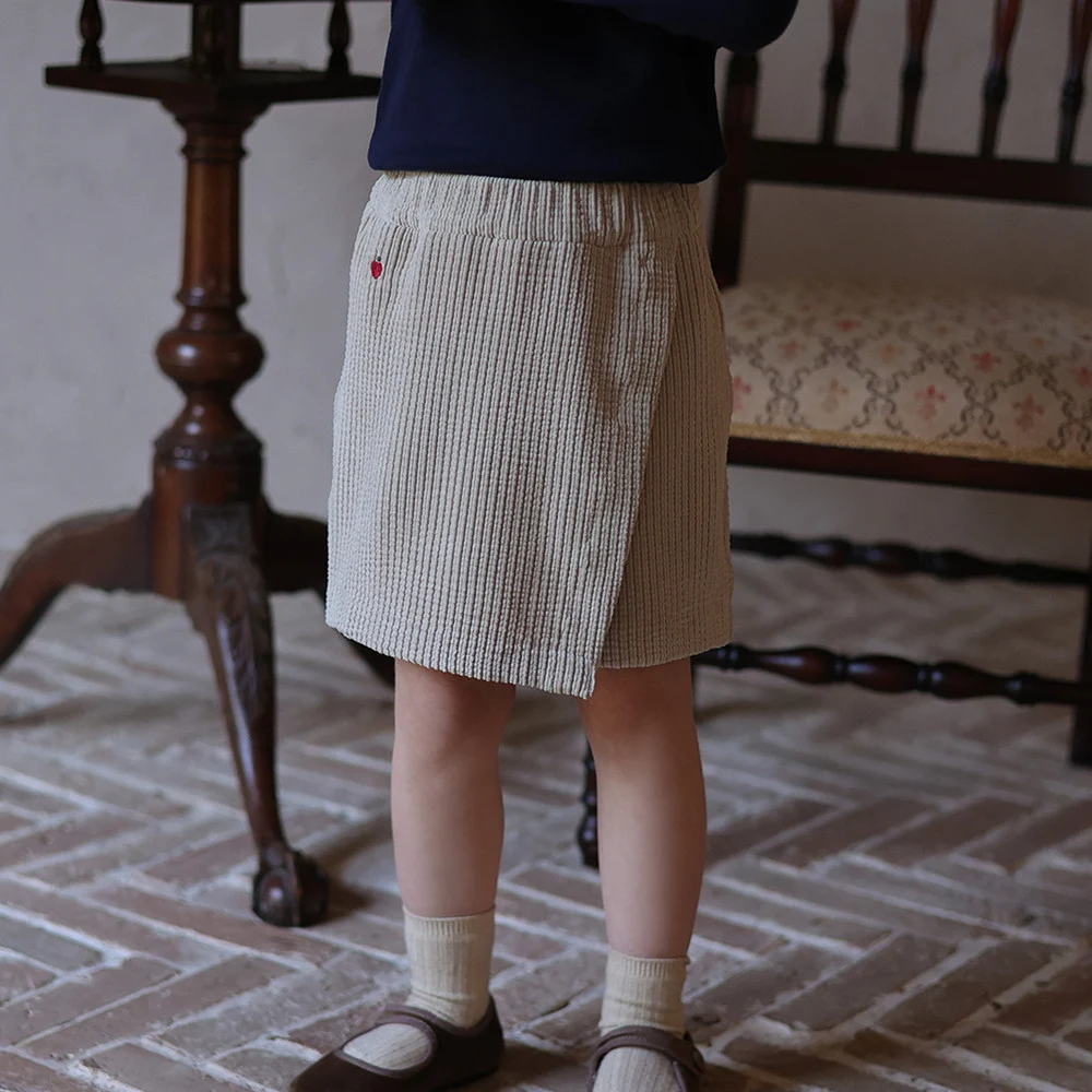 Title 2, Pantaloni Gonna Bebè Versatili in Velluto a Cos...