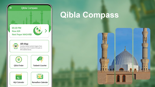 Screenshot Qibla Finder, Prayer Time Azan