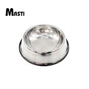 Masti Bát Inox Chống Trơn Trượt Đường Kính 15 Cm 18 Cm 22 Cm 26 Cm Bát Cho Chó Cưng Bát Đựng Thức Ăn Cho Chó Mèo Bát Đựng Thức Ăn Cho Thú Cưng Li0178