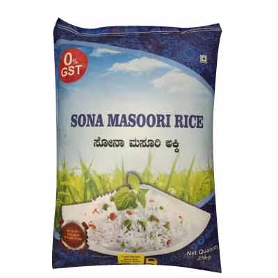 Star Saver Sona Masoori Steam Rice 25 Kg