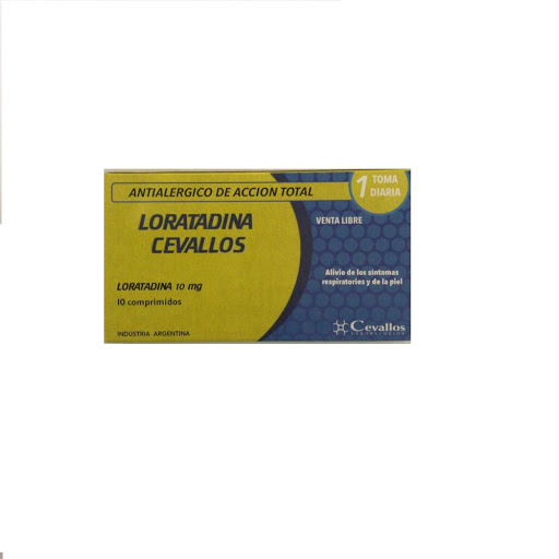 //Loratadina 10mg 10 Comp Cevallos Cevallos