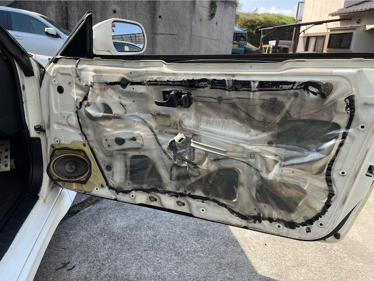 180SXのスピーカー交換・DIY・180sx・ともだちと・ありがとうに関するカスタム事例の投稿画像1枚目
