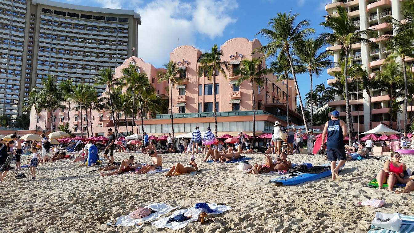 Waikiki and nearby Fort DeRussy Beach