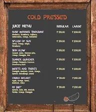 Crudo Juicery menu 3