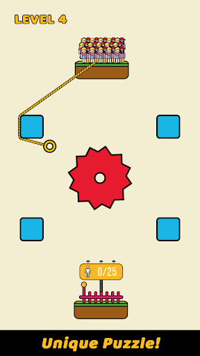 Screenshot Rope Rescue! - Unique Puzzle