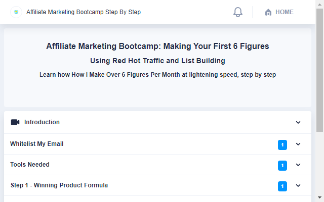 Affiliate Marketing Bootcamp Step By Step Preview image 1