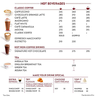 Costa Coffee menu 2