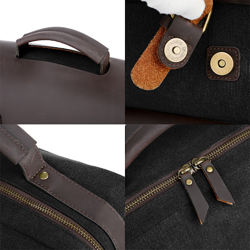 Title 4, Mens Canvas Computer Backpack Casual Outdoor T...