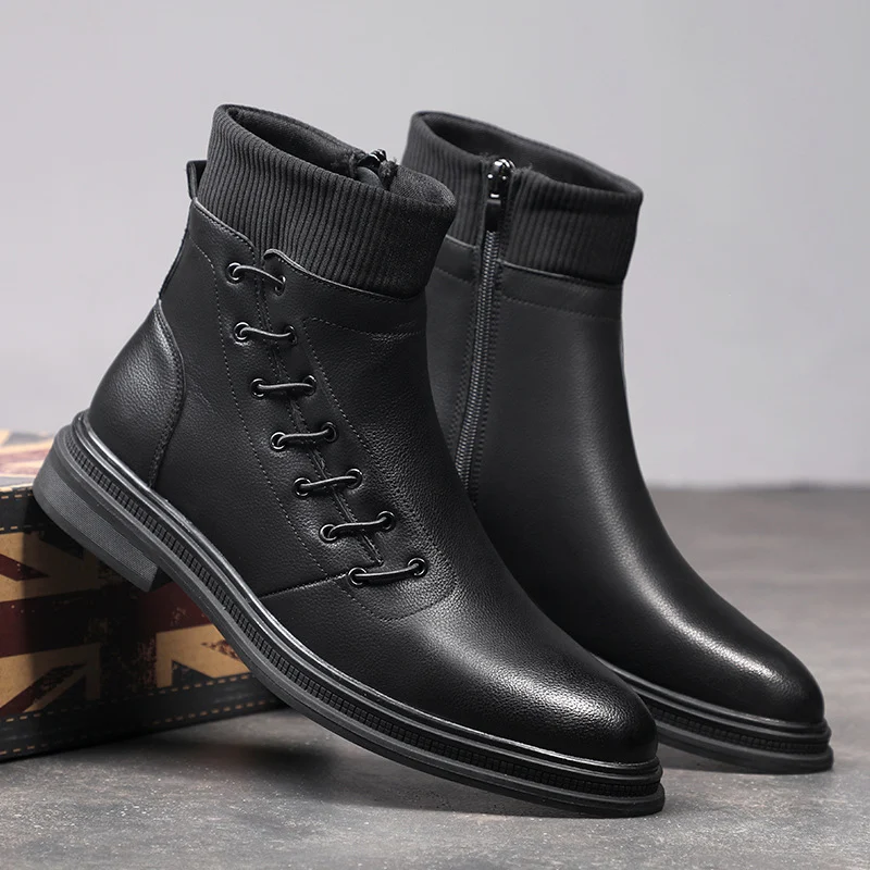 Title 4, Botas Chelsea británicas para hombre cálidas y ...