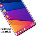 Rainbow Theme for  Launcher