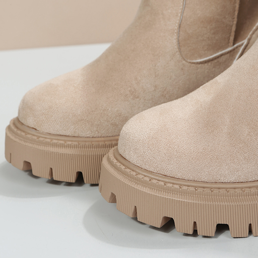 Title 18, Womens Thick Plush Snow Boots Faux Suede Non-s...