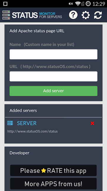 Apache status monitor 3