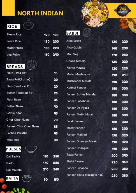 Tarun Snacks menu 