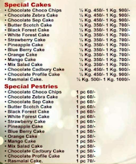 Bangalore Iyangar's Bakery menu 1