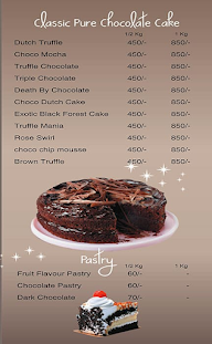 The 90S Cake Gallery menu 5