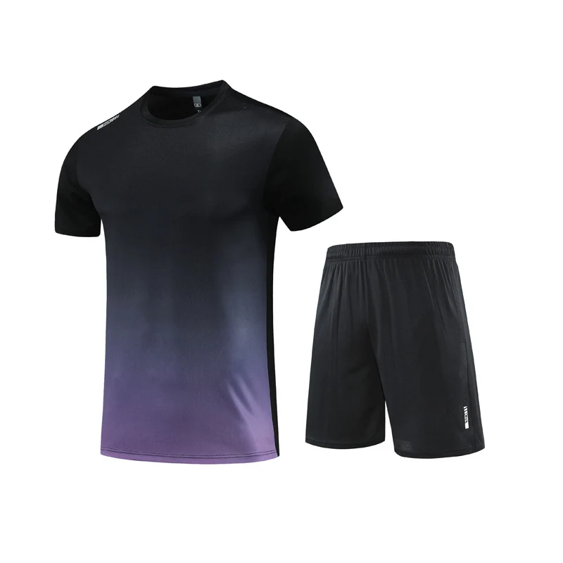 Traje Deportivo de Verano para Hombre Degradado Frescura y Estilo Deportivo Perfecto para Entrenamientos y Actividades al Aire Libre Ligero y Transpirable