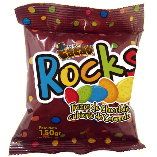 Chocolate Senor Cacao Rocks Cubierto De Caramelo 150Gr Señor Cacao Rocks