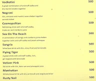 Tamarind - Shakun Hotels & Resorts menu 6