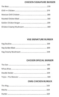 Cheesy Juicy Burgers menu 8