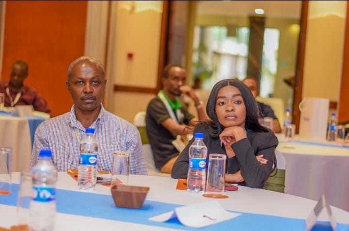 Green Pencils CEO Anthony Kirori during the Zandaux B2B platform launch at Emara Ole Sereni in Nairobi on January 16, 2023.