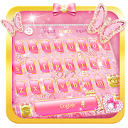 Pink Butterflies Keyboard Theme  Icon