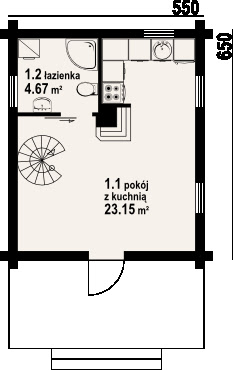 Gajowo 6p - Rzut parteru