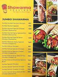 Shawarma Cravings menu 2