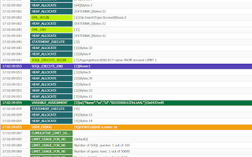 Developer Console Log Highlighter