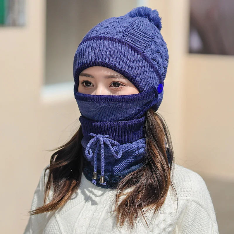 Title 7, Thicken Plus Velvet Warm Ear Protection Wool Hat