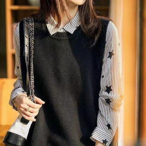 Title 3, Slim Fit Slimming Round Neck Pullover Sleeveles...