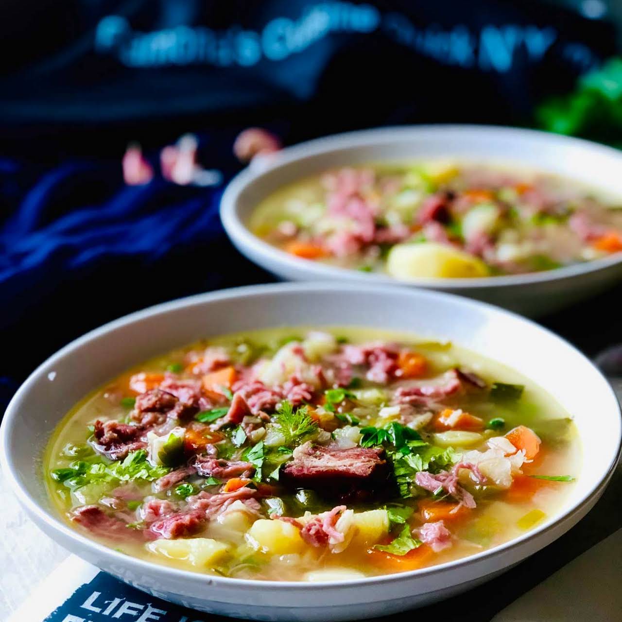 Yellow Split Pea and Bacon Soup - Erren's Kitchen