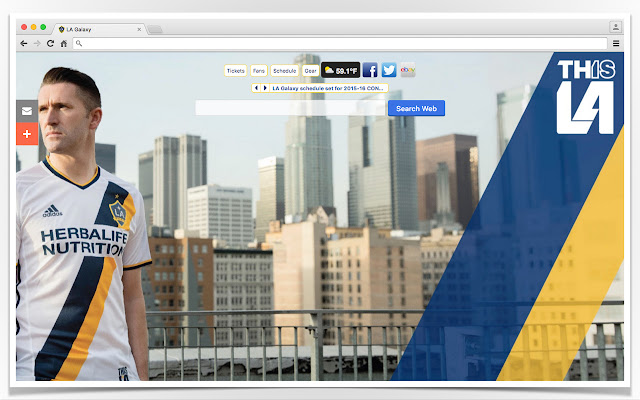 LA Galaxy New Tab