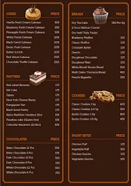 The Cake Shop & Tea Lounge - Radisson Blu menu 1