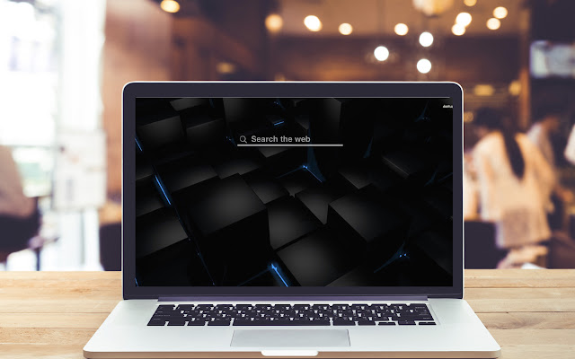 Black and Blue Shards HD Wallpapers Tab Theme