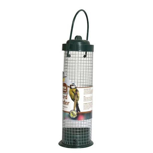 Outdoor Mesh Bird Feeder with Hanging Hook Dark Green Feedboxes For Feeder Garden Accessories Bird Supplies