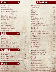 Tea Post menu 1