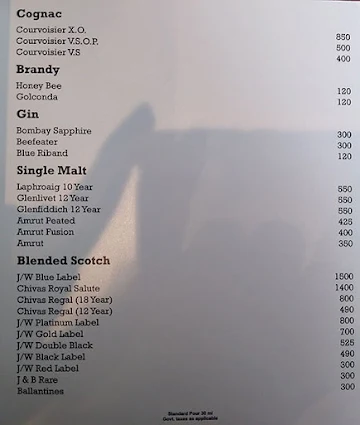 Gajalee menu 