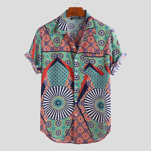 Title 4, Mens Short Sleeve Beach Shirts Lightweight and...