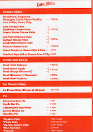 Crave Desserts & Bakes menu 2