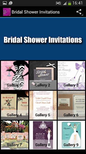 Bridal Shower Invitations