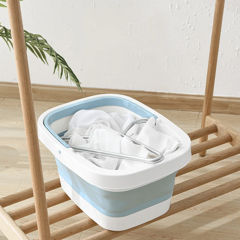 Cubo portátil creativo para lavar pies, baño de pies. Relájate y limpia tus pies en cualquier lugar con esta práctica solución para el cuidado personal.