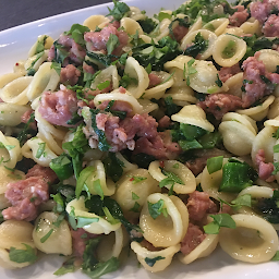 Orecchiette Rapini & Sausage 