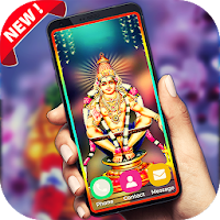 Ayyappa Swami Live Wallpaper-Edge Borderlighting