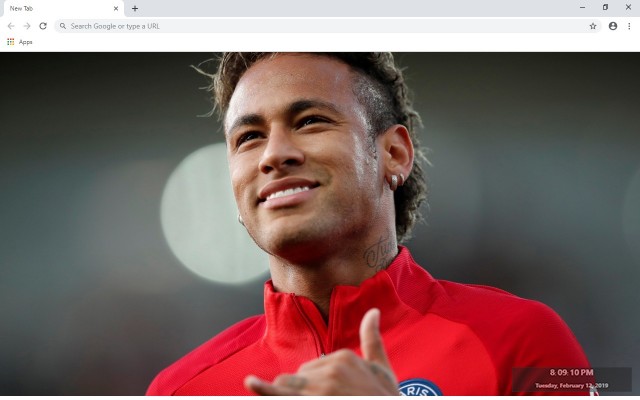 Neymar Full HD Custom New Tab