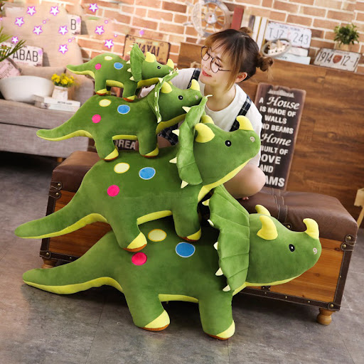 Title 3, Triangle dragon doll plush toy. Soft and cuddly...